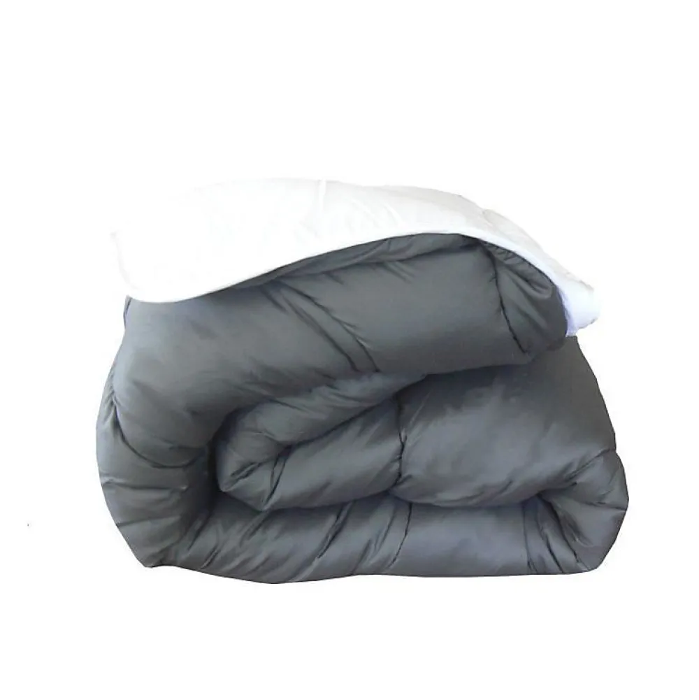 Abeil Couette Bicolore - 220 x 240 cm - Blanc et gris* Couette