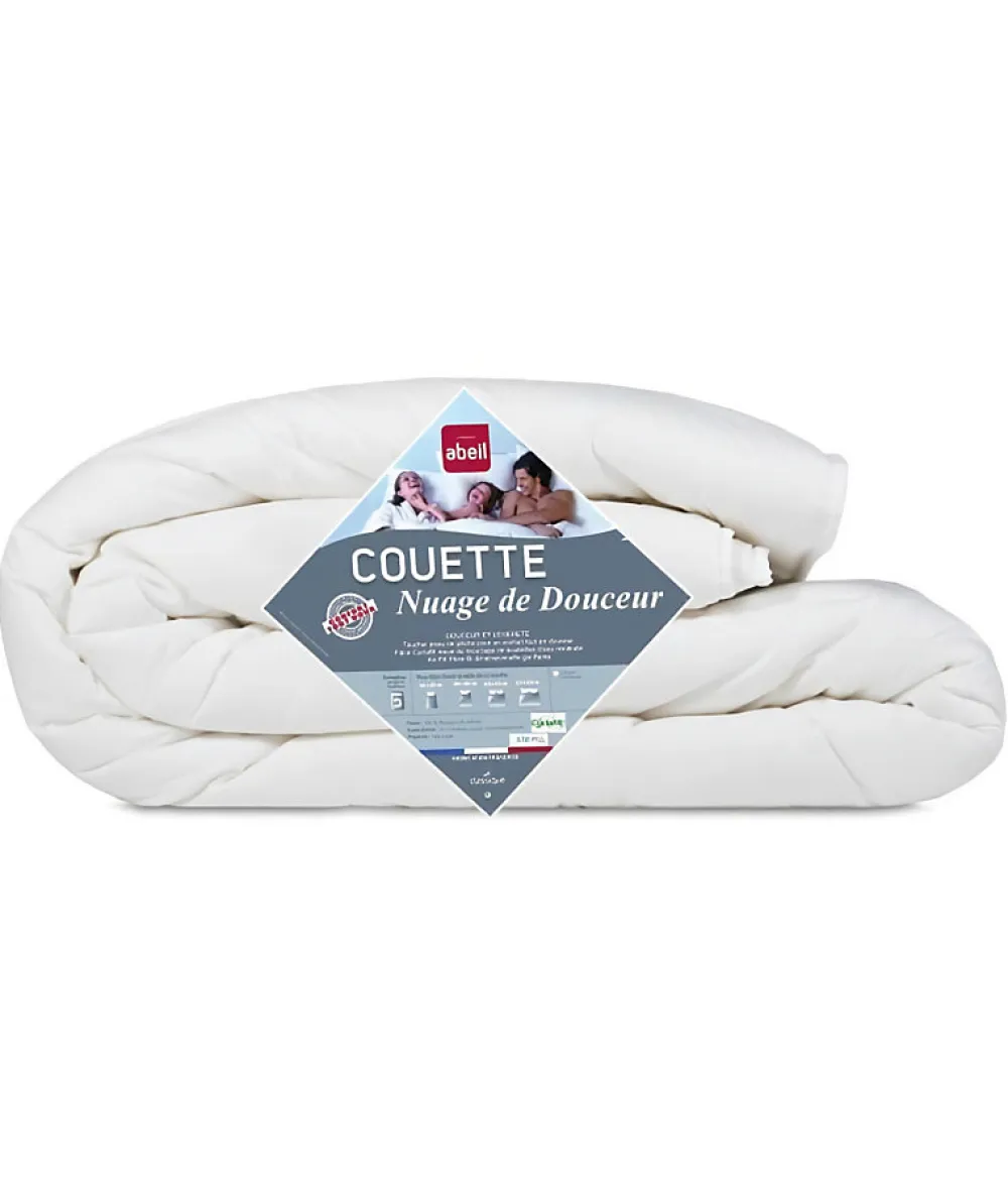 Abeil Couette légere NUAGE de DOUCEUR 200x200 cm blanc* Couette