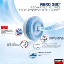 Absorbeur d'humidité AERO 360° 6 recharges><noscript><img width=