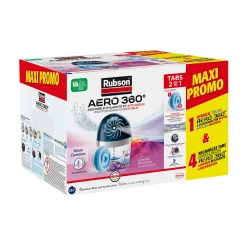 Absorbeur d'humidité Aero 360° 20m² + 4 recharges lavande>Rubson Online