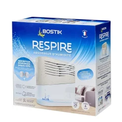Bostik Absorbeur d'humidité avec 2 tablettes de 250 g Respire pour surface de 25 m²* Absorbeur D'Humidité