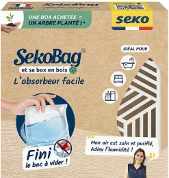Absorbeur d'humidité avec 1 sachet absorbeur Bag pour surface de 15 m²>Seko