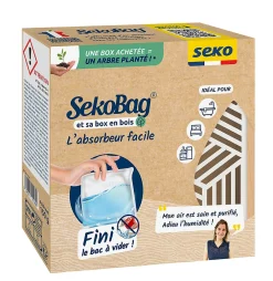 Absorbeur d'humidité avec 1 sachet absorbeur Bag pour surface de 15 m²>Seko