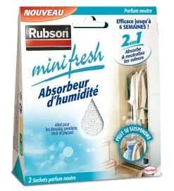 Absorbeur d'humidité Mini fresh neutre 2x50g>Rubson New