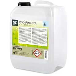 Acide Acétique 60 %, 4 x 5 L : Nettoyant Concentré, Et Économique Pour Un Usage Ménager Polyvalent>Höfer Chemie Hot