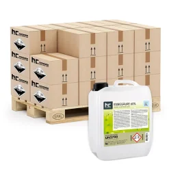 Höfer Chemie Acide Acétique 60 %, 96 x 5 L : Nettoyant Concentré, Et Économique Pour Un Usage Ménager Polyvalent* Acide Chlorhydrique