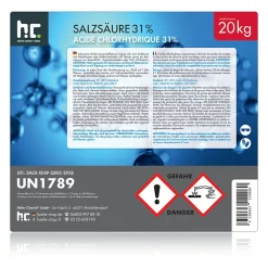 Acide Chlorhydrique 29-32%, Bidon De 4 x 20 Kg, Nettoyage, Décapage, Traitement Métallurgique><noscript><img width=