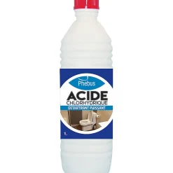 Acide chlorhydrique détartrant puissant 1L>Phebus Outlet