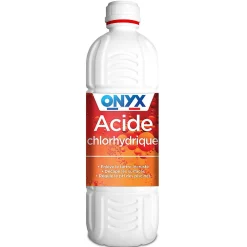 Acide chlorhydrique pour métal, carrelage, canalisations bricolage 1 L>Onyx Online