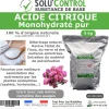 Acide citrique monohydraté pur 5 kg - 100% d'origine naturel - Nettoyer, détartrer, raviver l'inox et corriger le pH>Tout Pour Les Nuisibles