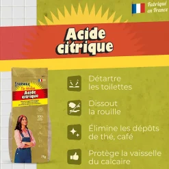 Starwax Acide citrique The fabulous 1kg* Acide Citrique