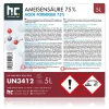 Höfer Chemie Acide Formique 75 % 1 x 5 L, Puissant Nettoyant Technique Pour Détartrage, Décapage Et Traitement Du Cuir* Acide Chlorhydrique