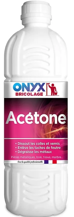 Onyx Acétone dissolvant spécial colle et vernis 1L* Acétone