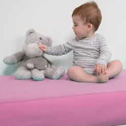 Minea Alèse B-Sensible Baby Rose 60x120 cm Impermeable & Anti-acariens* Protège Matelas