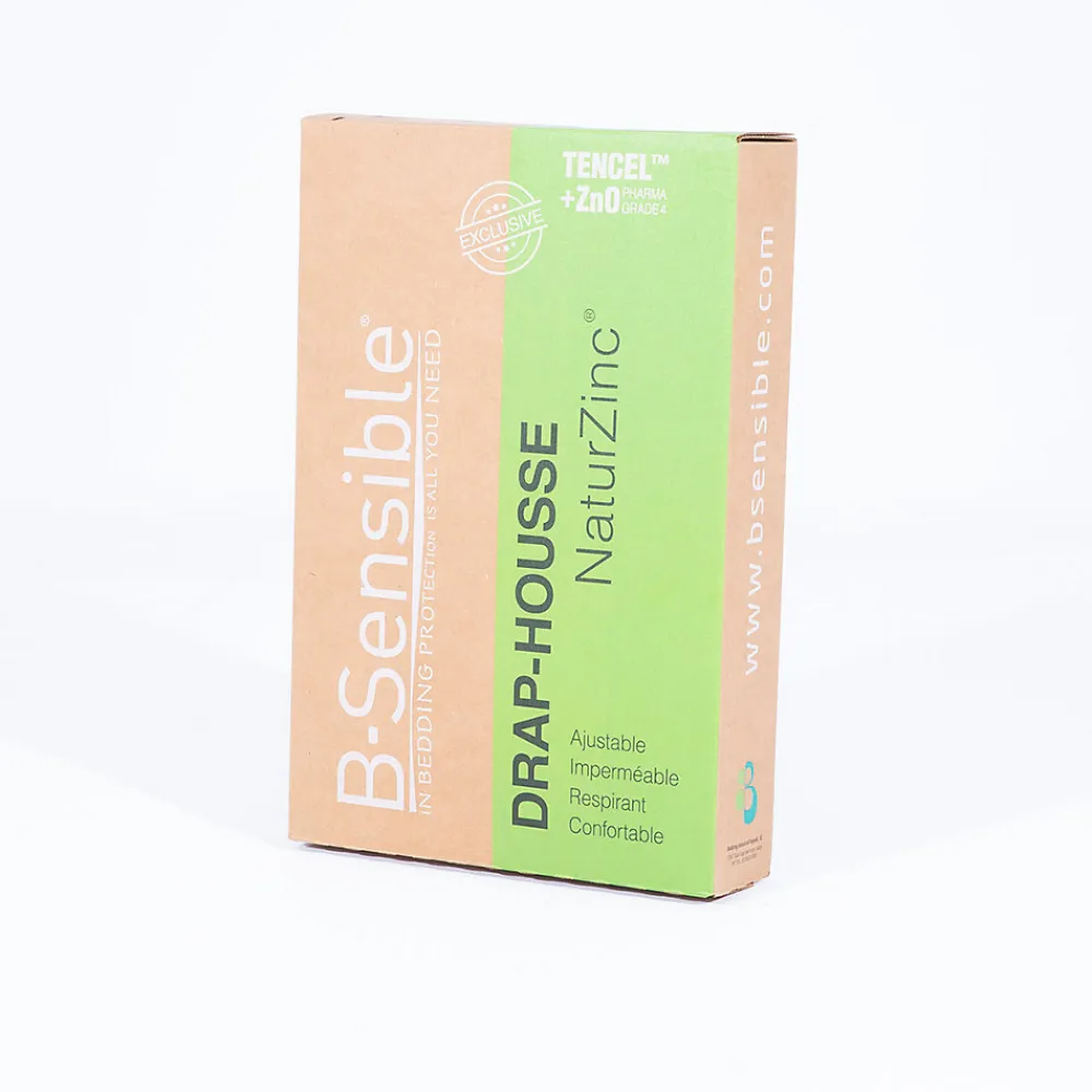 Alèse B-Sensible Taupe 80x190 cm Impermeable & Anti-acariens>Bellecour