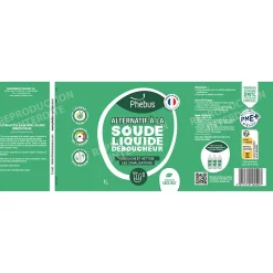 Alternatif à la soude liquide déboucheur et entretien les canalisations 1L>Phebus Hot