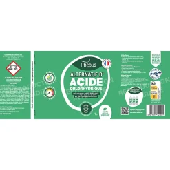 Alternatif d'acide chlorhydrique 1L>Phebus Outlet