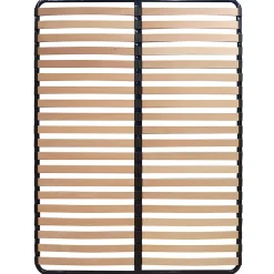 Altobuy ALTOLATTES - Pack Sommier 2x20 Lattes 140x200cm + Pieds bleus + Pied central* Sommier