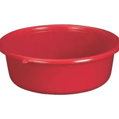 Aluminium Et Plastique - Cuvette ronde 21x6cm 1.5l Rouge* Seau, Bassine, Récipient De Ménage