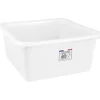 Cuvette carrée 38 cm 15 L - Blanc alimentaire>Aluminium Et Plastique New