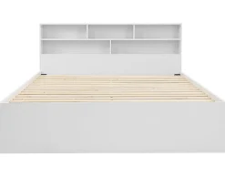Andrea - lit avec rangements - 180x200 cm - sommier inclus - bois -><noscript><img width=