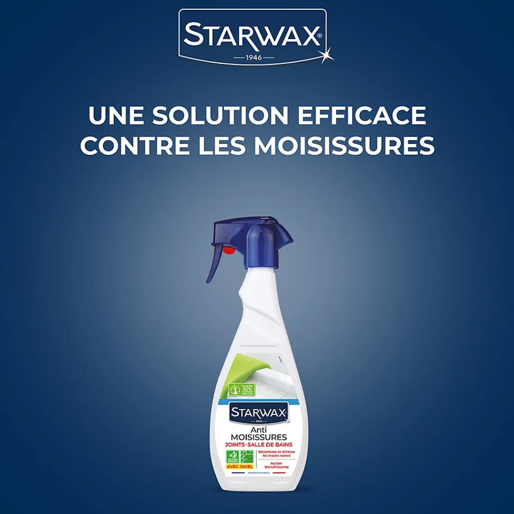 Starwax Anti-moisissures Idéal joints 500 ml* Nettoyant Pour Salle De Bains