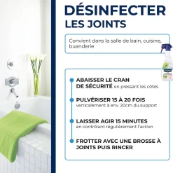Starwax Anti-moisissures Idéal joints 500 ml* Nettoyant Pour Salle De Bains
