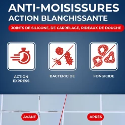 Starwax Anti-moisissures Idéal joints 500 ml* Nettoyant Pour Salle De Bains
