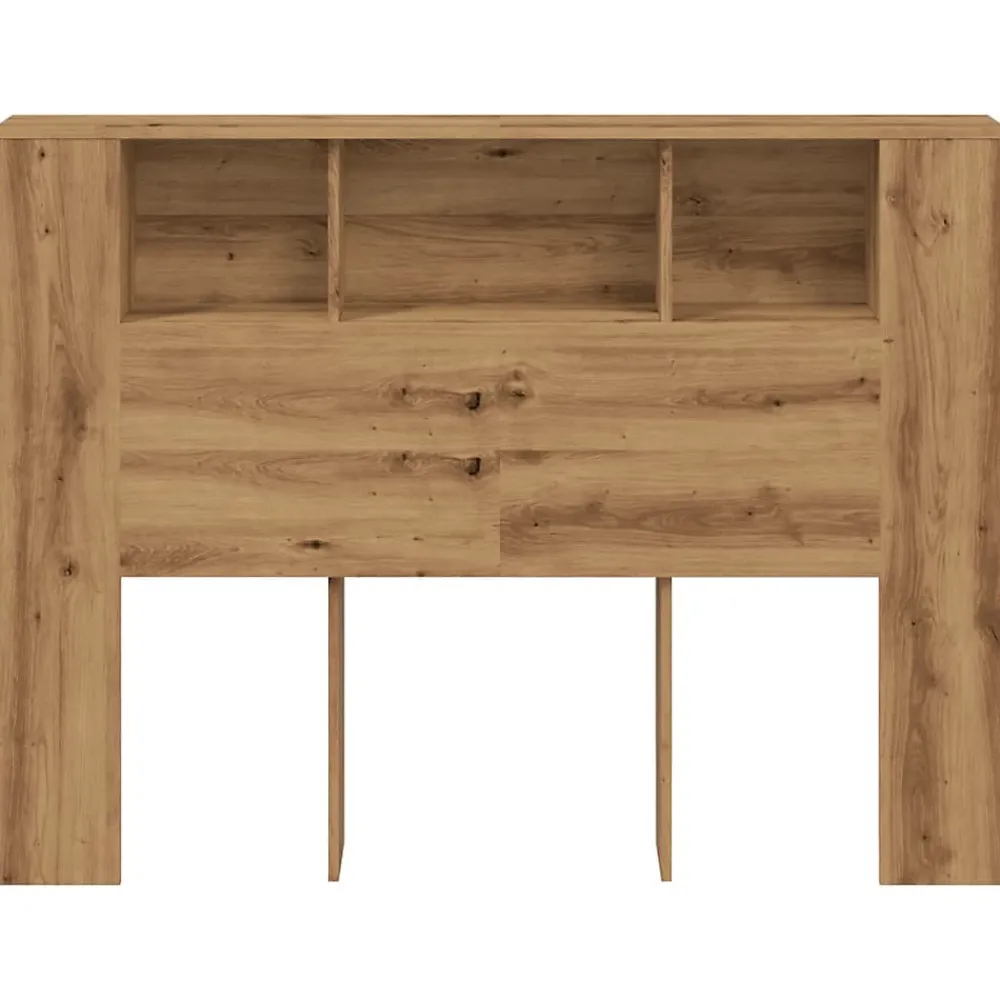 Vidaxl Armoire à tête de lit Chêne artisanal 140 x 18,5 x 102,5 cm Bois d'ingénierie* Tête De Lit