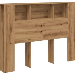 Vidaxl Armoire à tête de lit Chêne artisanal 140 x 18,5 x 102,5 cm Bois d'ingénierie* Tête De Lit