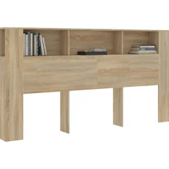 Vidaxl Armoire de tête de lit chêne sonoma 200x18,5x104,5 cm* Tête De Lit