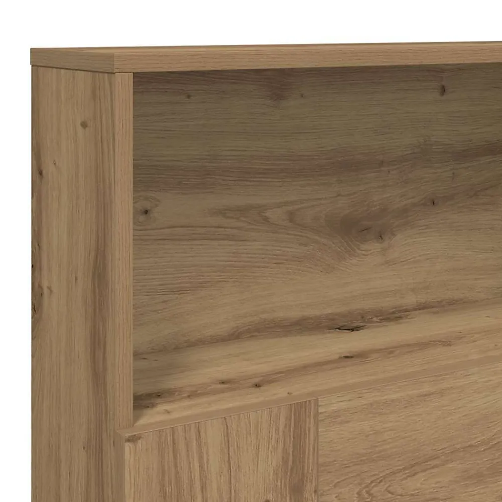 Vidaxl Armoire de tête de lit chêne artisanal 200x19x103,5 cm* Tête De Lit