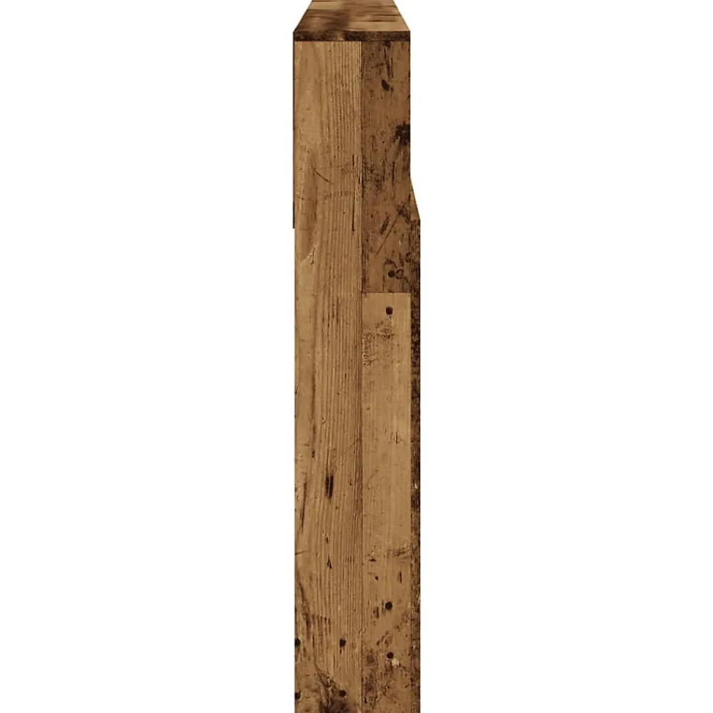 Armoire de tête de lit vieux bois 180x19x103,5 cm>Vidaxl New