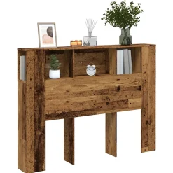 Vidaxl Armoire de tête de lit vieux bois 140x18,5x102,5 cm* Tête De Lit