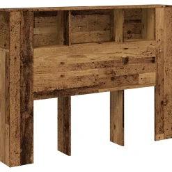 Vidaxl Armoire de tête de lit vieux bois 140x18,5x102,5 cm* Tête De Lit