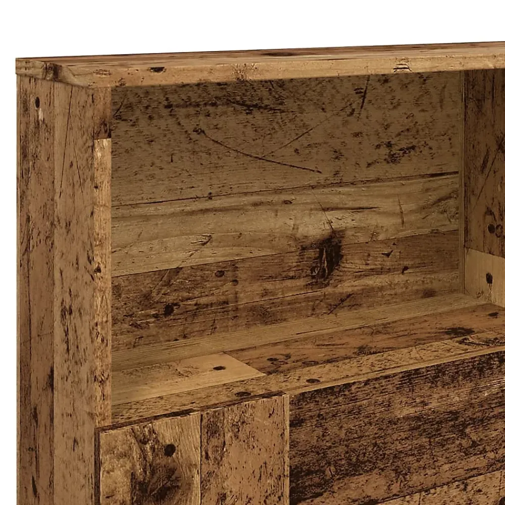 Vidaxl Armoire de tête de lit vieux bois 160x19x103,5 cm* Tête De Lit