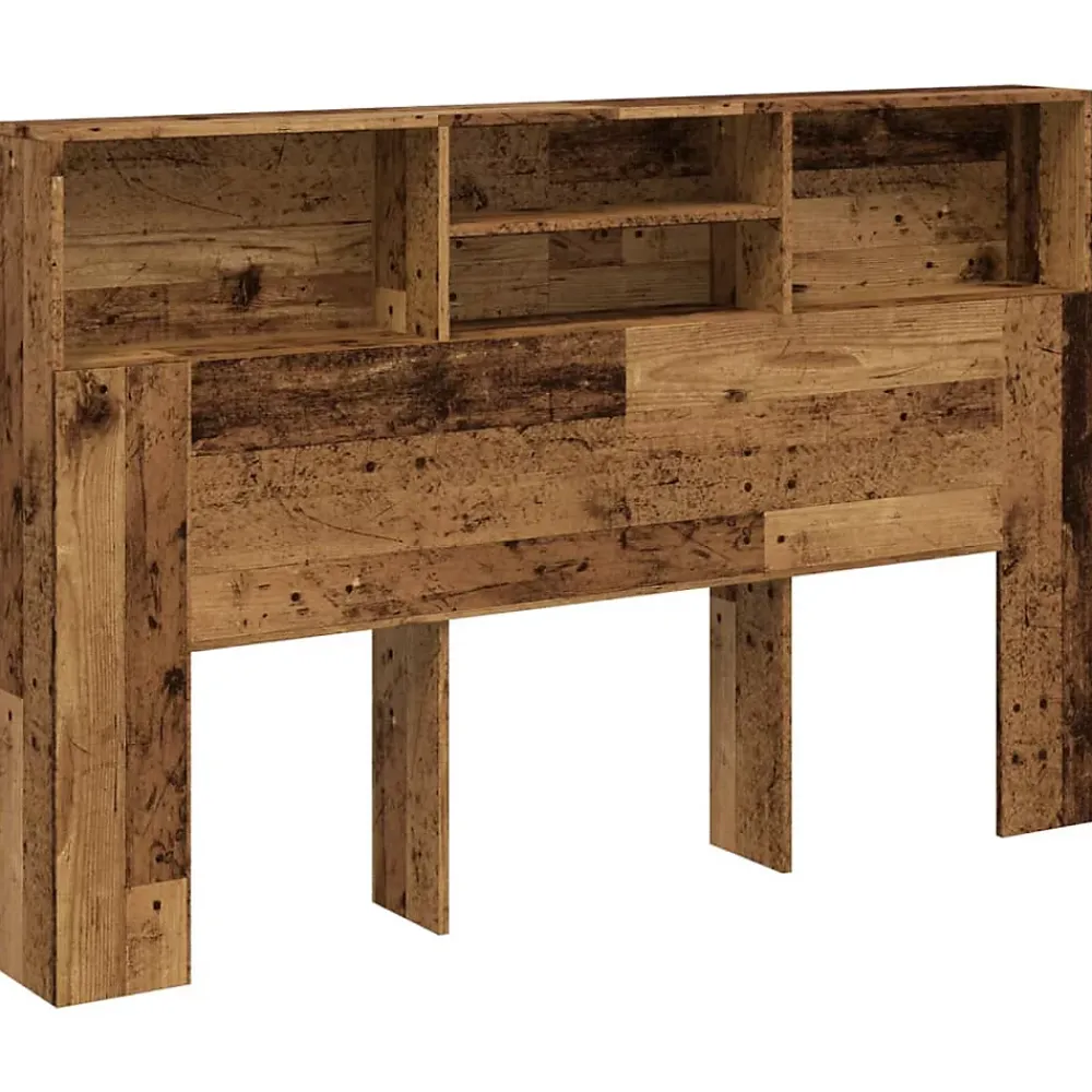 Vidaxl Armoire de tête de lit vieux bois 160x19x103,5 cm* Tête De Lit