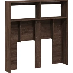 Vidaxl Armoire tête de lit avec LED chêne marron 100x17x102 cm* Tête De Lit