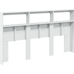 Armoire tête de lit avec LED blanc 180x17x102 cm><noscript><img width=
