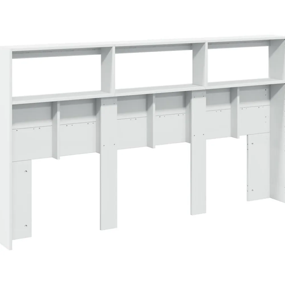 Armoire tête de lit avec LED blanc 180x17x102 cm>Vidaxl Sale