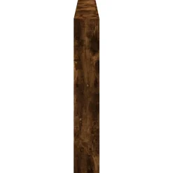 Armoire tête de lit avec LED chêne fumé 220x17x102 cm><noscript><img width=
