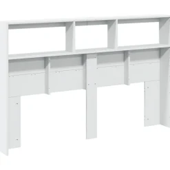Armoire tête de lit avec LED blanc 160x17x102 cm><noscript><img width=