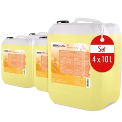 Höfer Chemie Assouplissant Végétalien Summer 4 x 10 L, Linge Doux, Parfum Estival Et Séchage Rapide* Nettoyant Pour Salle De Bains