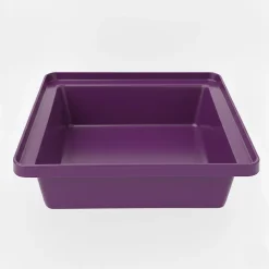 Plast'Up Rotomoulage Bac de rangement empilable 30l - VIOLET - 17cm* Seau, Bassine, Récipient De Ménage