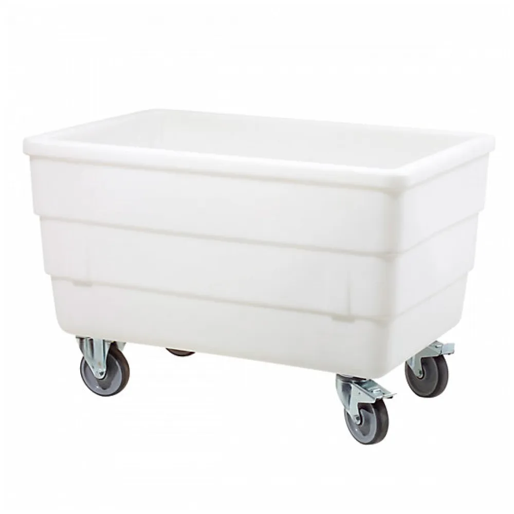 Bac double-paroi 310 L - roues chape inox - blanc>Gilac Best