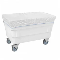 Bac double-paroi 310 L - roues chape inox - blanc><noscript><img width=
