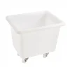 Gilac Bac grand volume 100 L - 4 roues pivotantes dont 2 avec freins - blanc* Seau, Bassine, Récipient De Ménage