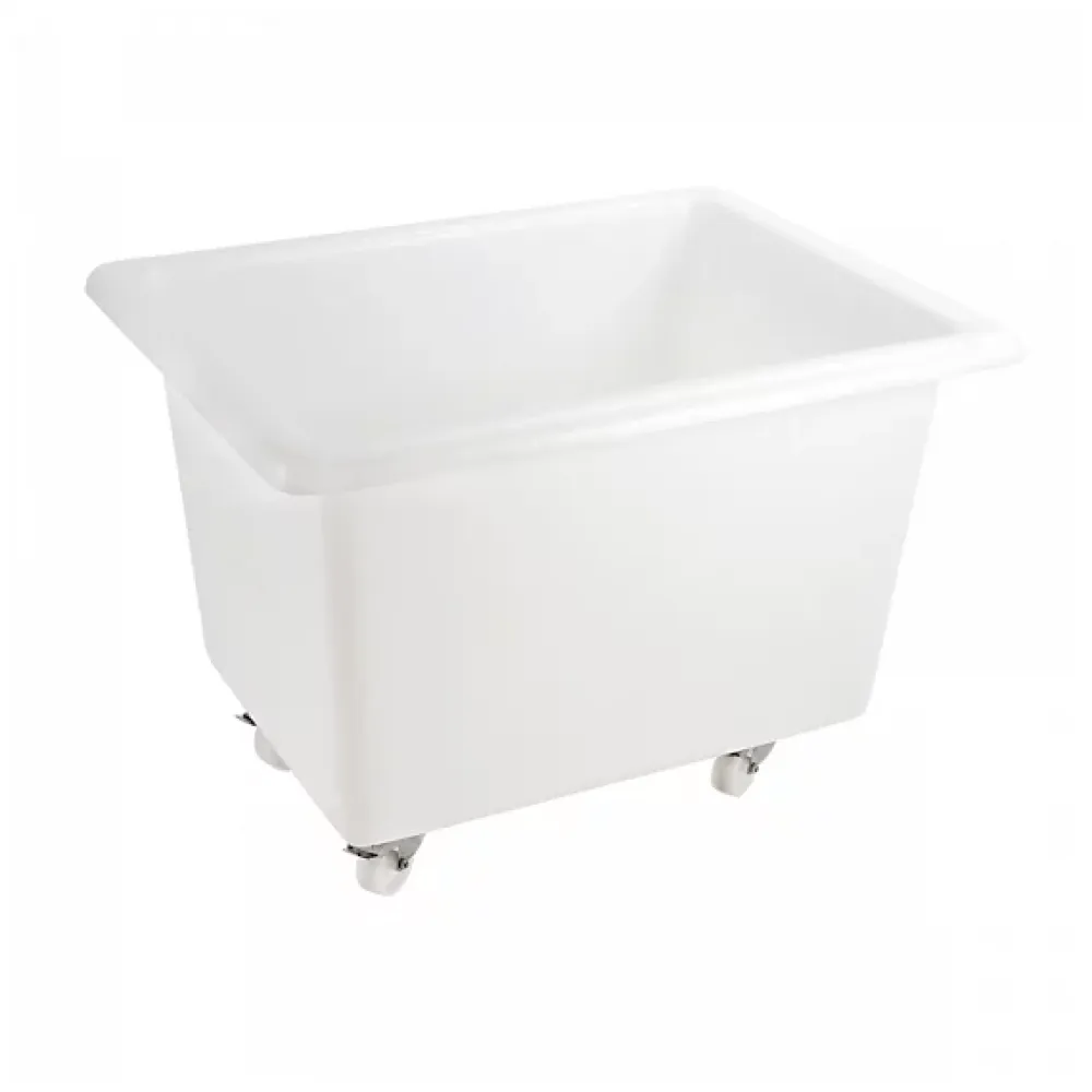 Gilac Bac grand volume 310 L - 4 roues pivotantes dont 2 avec freins - blanc* Seau, Bassine, Récipient De Ménage