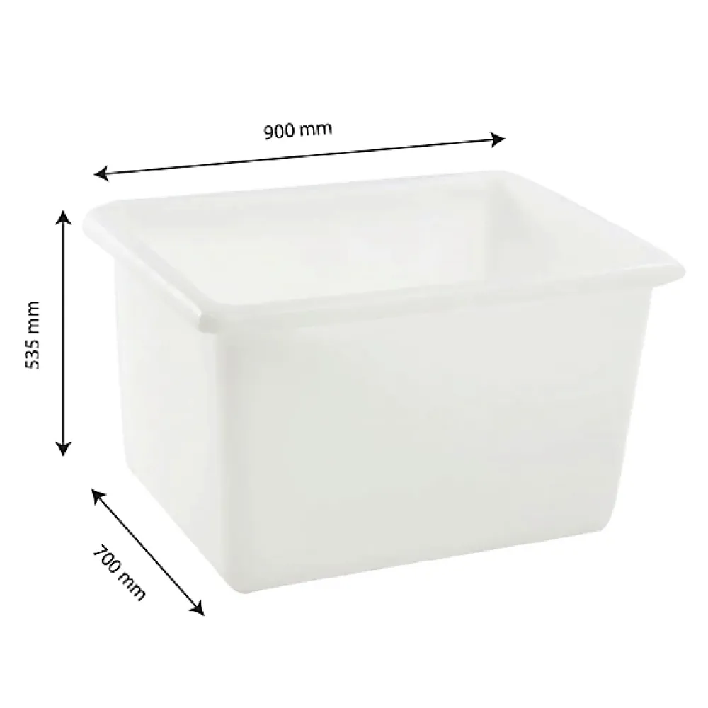 Gilac Bac grand volume 220 L - blanc* Seau, Bassine, Récipient De Ménage