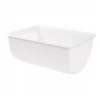 Gilac Bac grand volume semi-cylindrique 170 L - blanc* Seau, Bassine, Récipient De Ménage